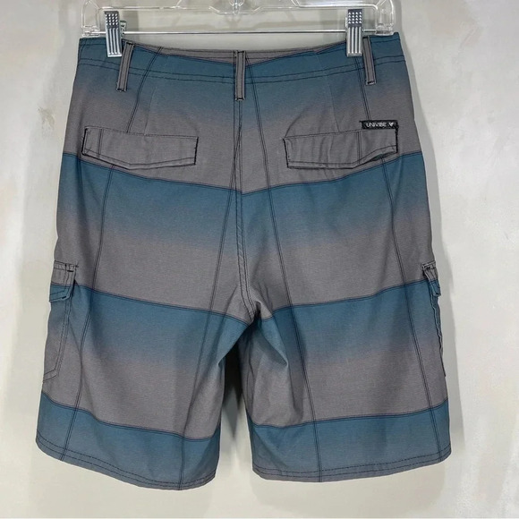 Univibe AMPHIBIOUS Walking Short  Boardshort WATER Swimming Blue L sz 14 - Picture 3 of 10